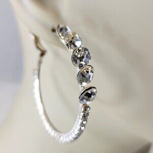 Crystal Hoop Earrings